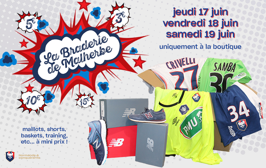 Braderie à la boutique officielle  infos match  billet SMC