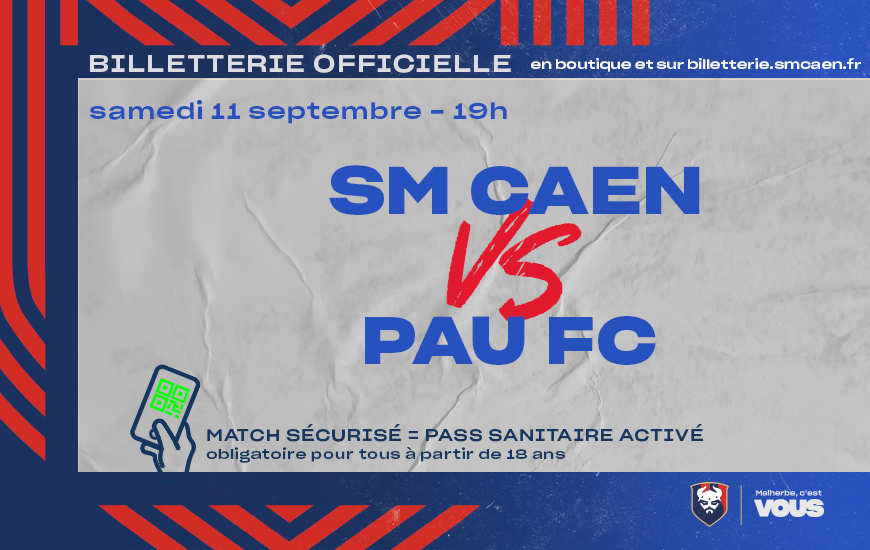 SM Caen Pau FC r servez vos places infos match billet SMC