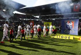 Le Stade Malherbe Caen a réussi à poser des problèmes aux joueurs du Stade Rennais jusqu'au carton rouge de Yoël Armougom