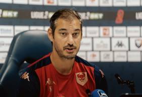 Nicolas Seube et Romain Thomas ont pu s'exprimer devant la presse locale avant le premier match de la saison