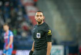 Ahmed Taleb au stade Michel d'Ornano lors de la réception du FC Annecy la saison dernière