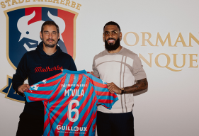 Yann M'Vila est la première recrue de ce mercato estival du côté du Stade Malherbe Caen