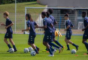 Les U19 du Stade Malherbe Caen ont repris le chemin de l'entraînement hier matin