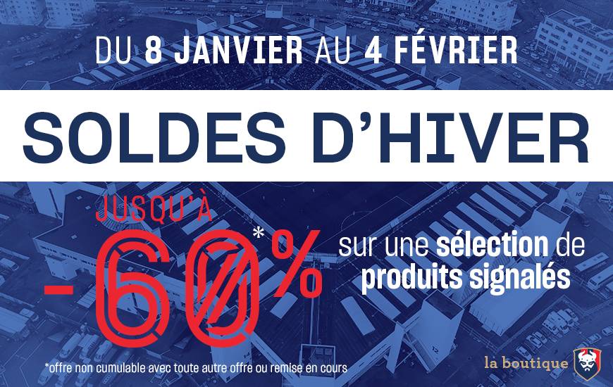 Début des soldes d'hiver à la boutique officielle infos match