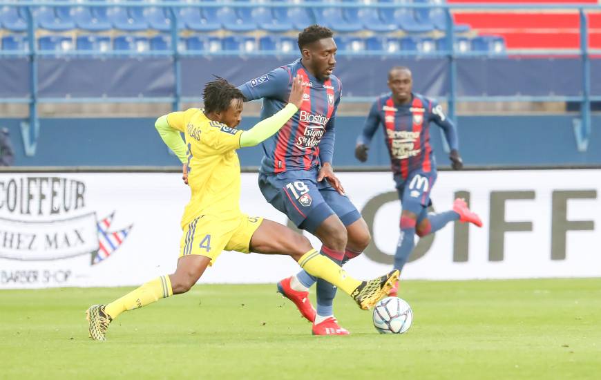 Alexandre Mendy a inscrit son cinquième but de la saison samedi soir face au Pau FC à d'Ornano