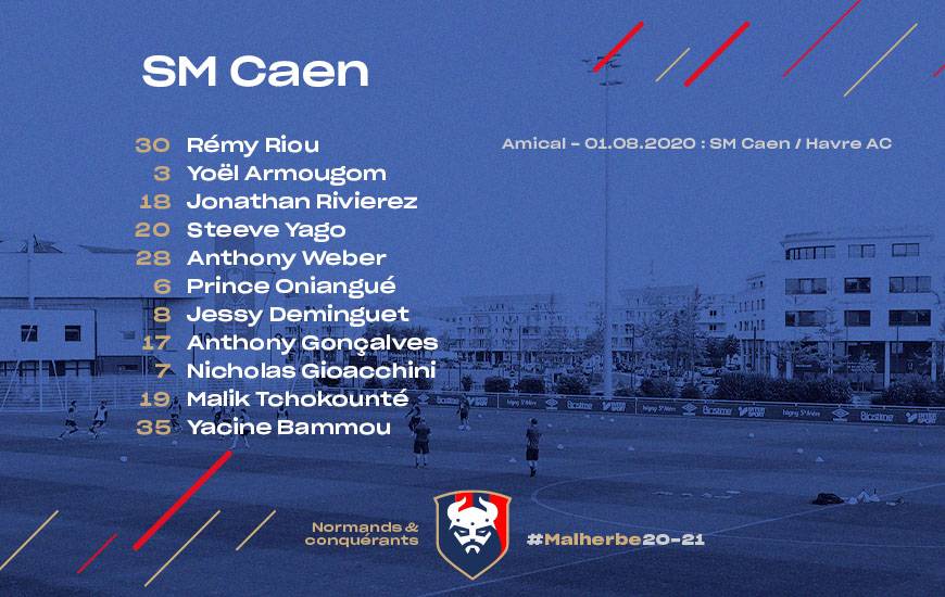 Amical - SM Caen / Havre AC : La Composition | Infos Match - Billet SMC ...