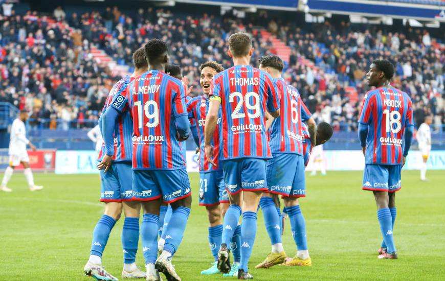 Les Caennais ont inscrit trois buts face au Paris FC samedi soir au stade Michel d'Ornano