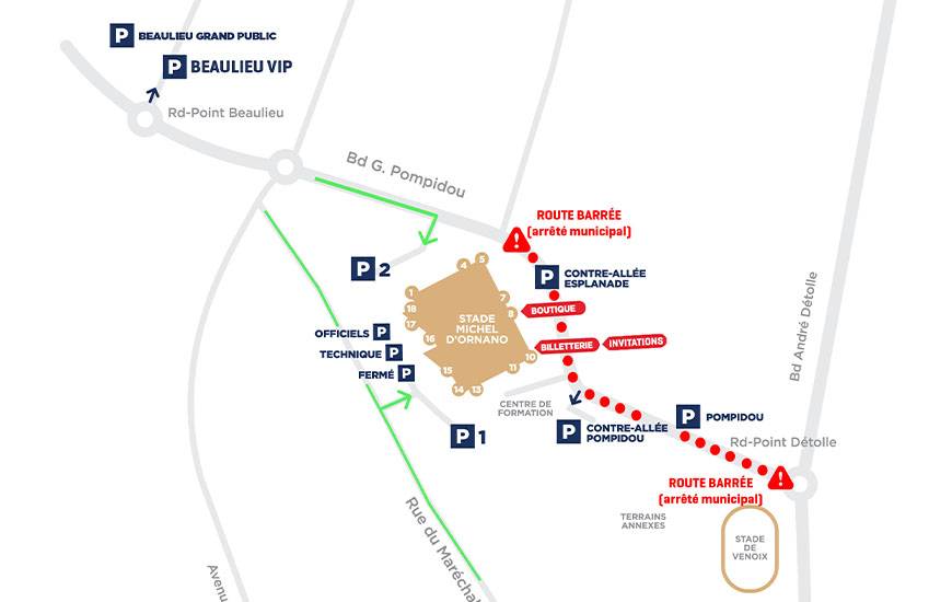 SM Caen / Havre AC : informations circulation | infos match