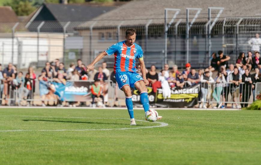 Romain Thomas et les Caennais affrontent QRM dans le cadre du dernier match de préparation ce samedi