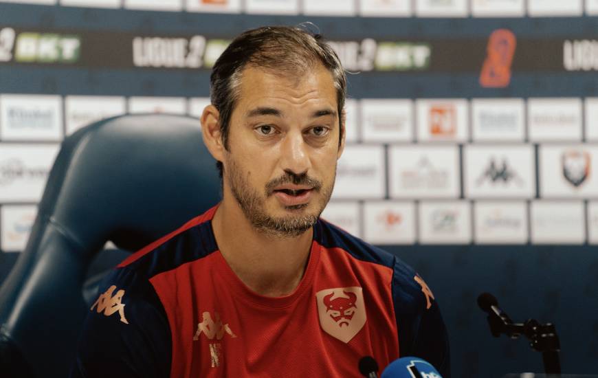 Nicolas Seube et Romain Thomas ont pu s'exprimer devant la presse locale avant le premier match de la saison