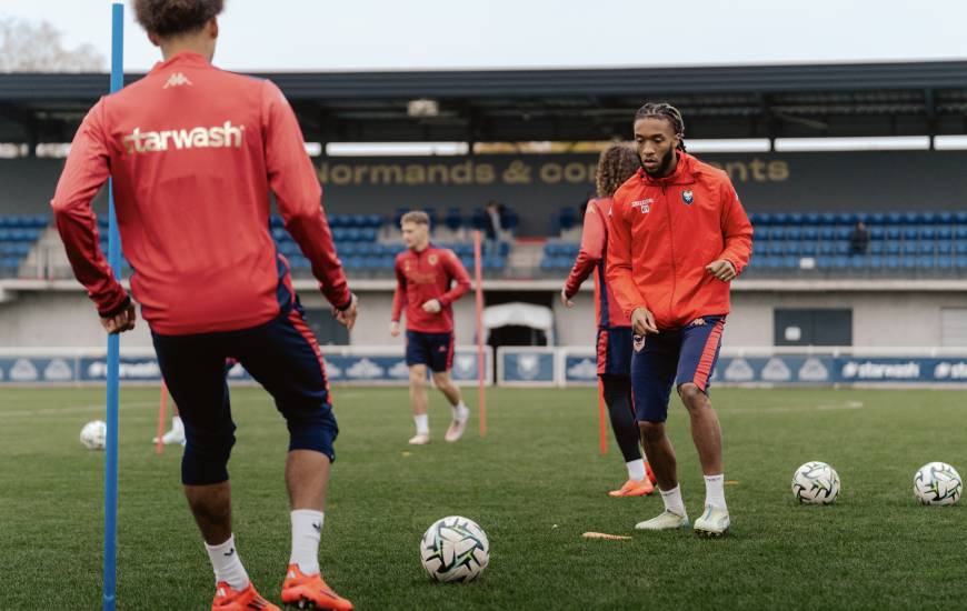 Brahim Traoré et les Caennais vont retrouver le stade Michel d'Ornano ce vendredi face à Rodez