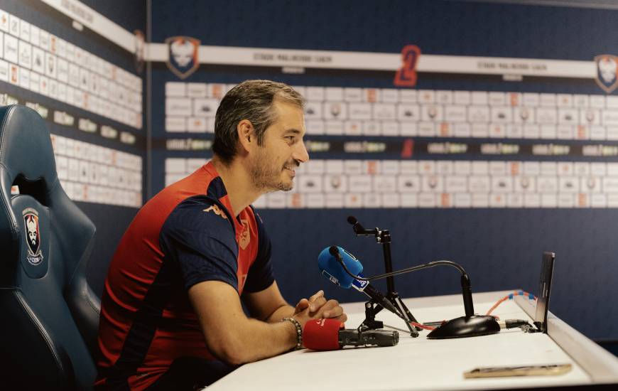 Nicolas Seube et Godson Kyeremeh ont pu s'exprimer devant la presse locale avant le deuxième match de la saison