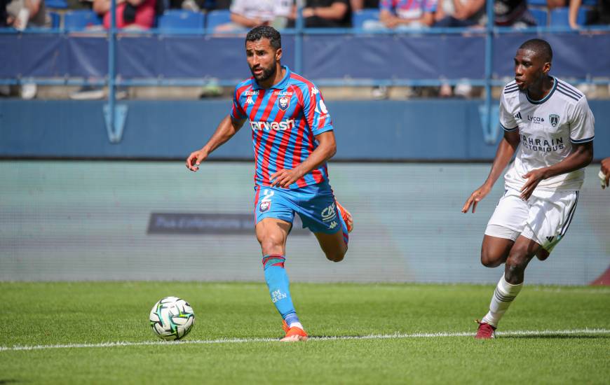 Ali Abdi a disputé les deux premières rencontres de Ligue 2 BKT avec le Stade Malherbe Caen