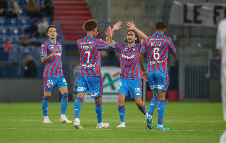 Lorenzo Rajot a inscrit le premier but de la saison pour le Stade Malherbe Caen