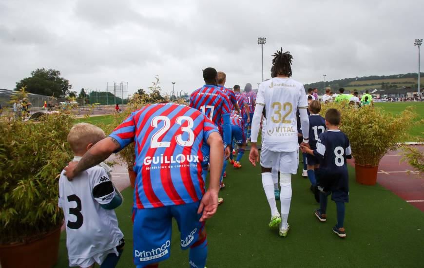 Les Caennais étaient à Vire pour leur cinquième match de préparation face à l'En Avant Guingamp ce samedi après-midi