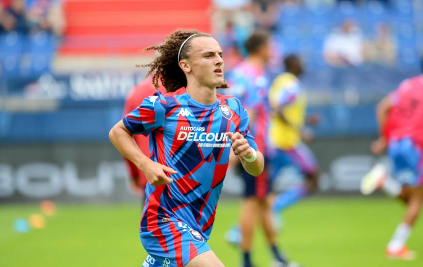 Léo Milliner a connu sa première apparition en Ligue 2 BKT avec le Stade Malherbe Caen 