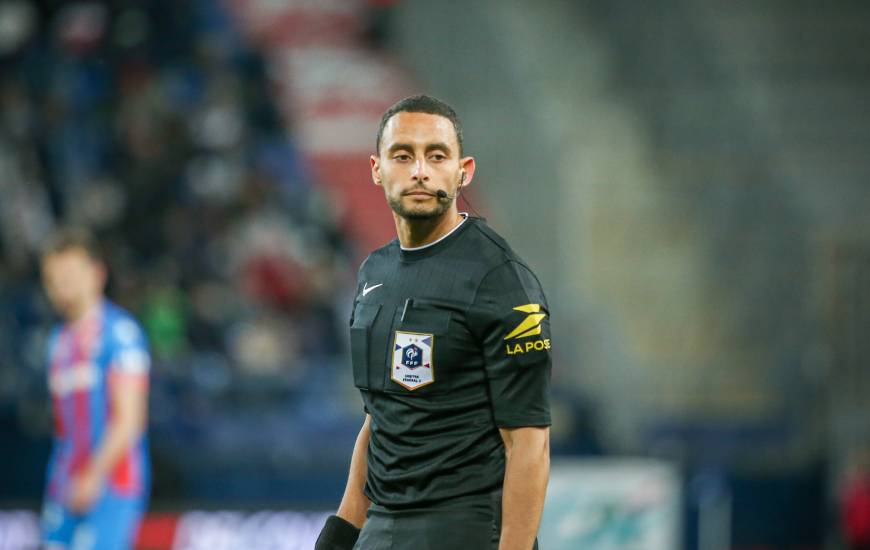 Ahmed Taleb au stade Michel d'Ornano lors de la réception du FC Annecy la saison dernière