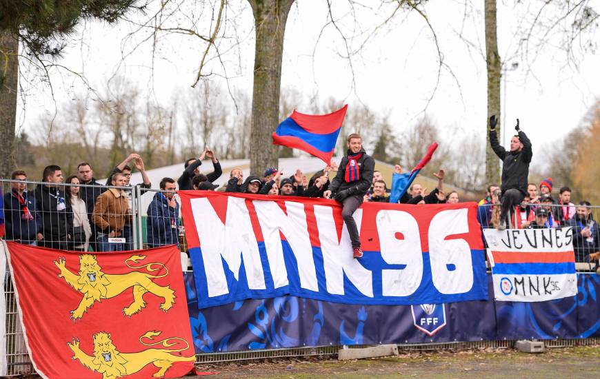 Les supporters caennais étaient déjà présents à Chartres il y a plusieurs saisons pour un match de Coupe de France