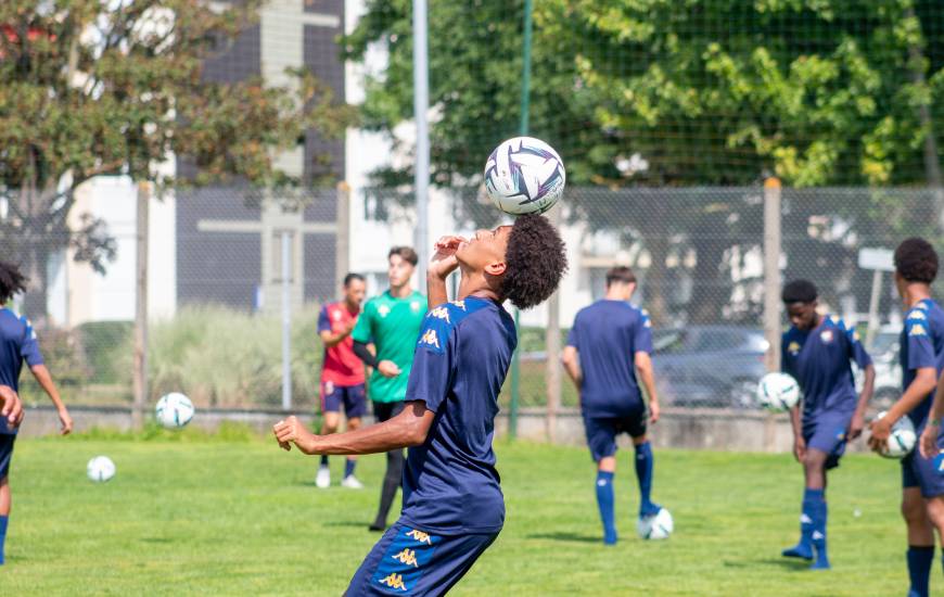 Osmane Ndiaye et ses coéquipiers ont repris l'entraînement ce jeudi sur les installations de Venoix