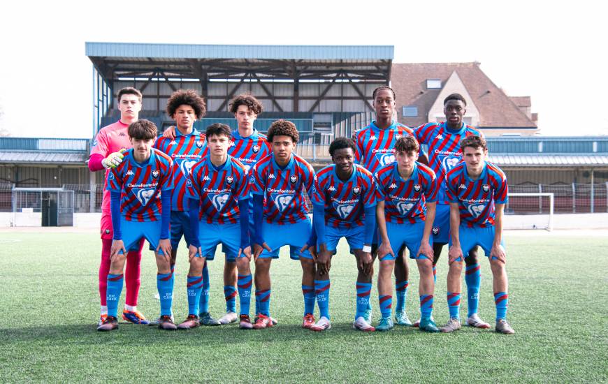 Les U17 Nationaux auront un déplacement compliqué à négocier sur la pelouse du Stade Lavallois ce dimanche après-midi (© Aaron Lemarchand)