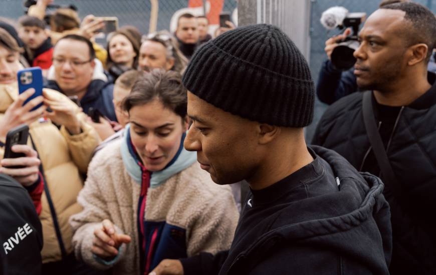 Kylian Mbappé a pu rencontrer les supporters Caennais ce jeudi 20 Février 2025