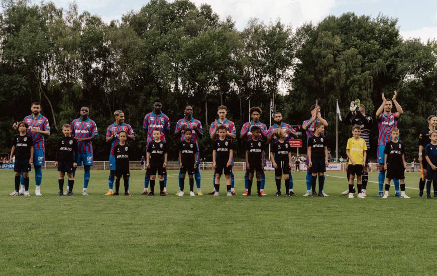 Les joueurs du Stade Malherbe Caen ont affronté le FC Nantes dans le cadre du premier match de préparation