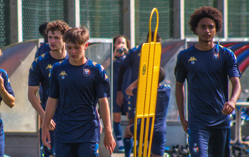 Antoine Lepeltier, Tom Lepenant et Isaac Lufuiku faisaient partie du groupe de 36 joueurs présents ce matin à la reprise