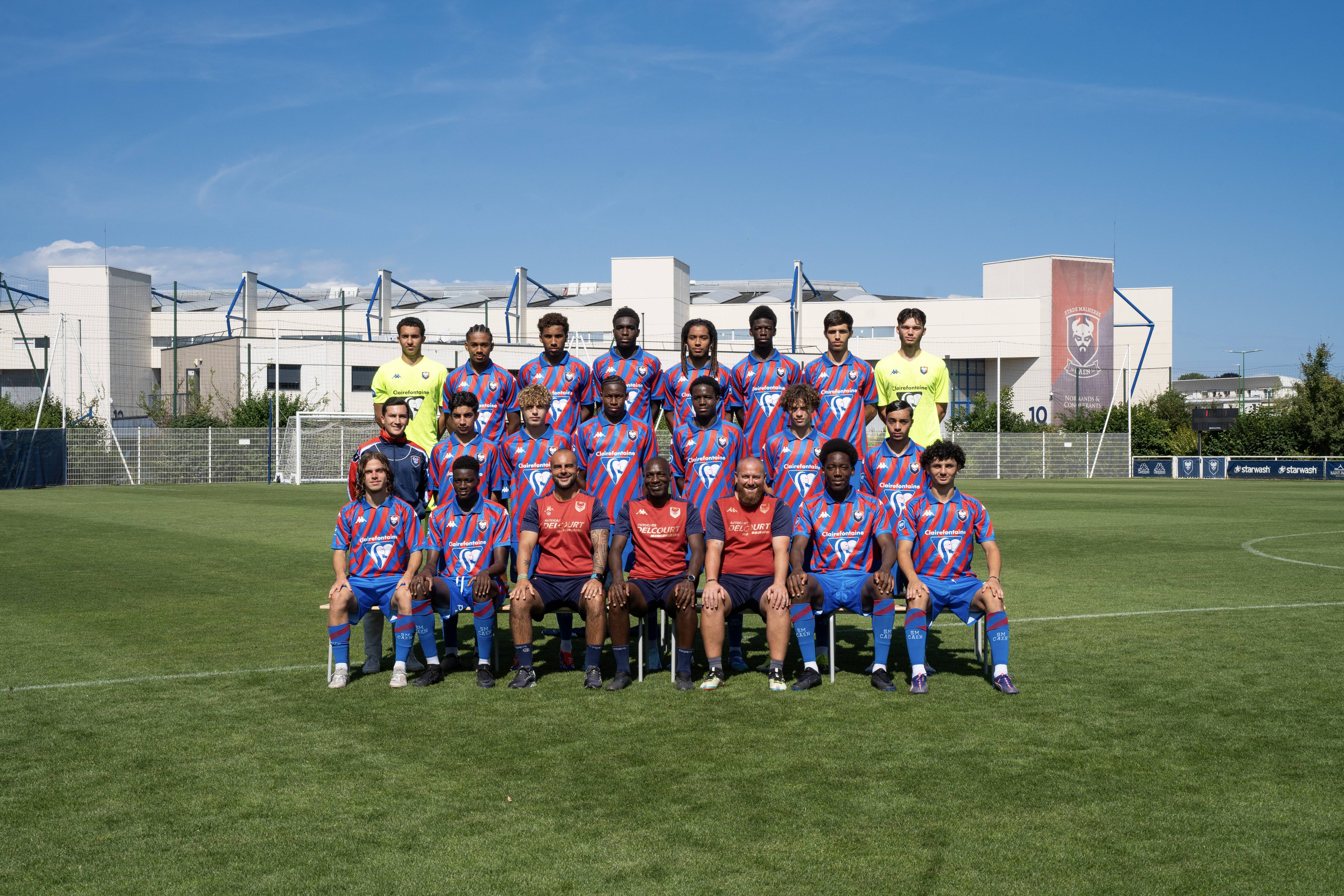 Stade Malherbe Caen Calvados Basse-Normandie - équipe U19 2024-2025