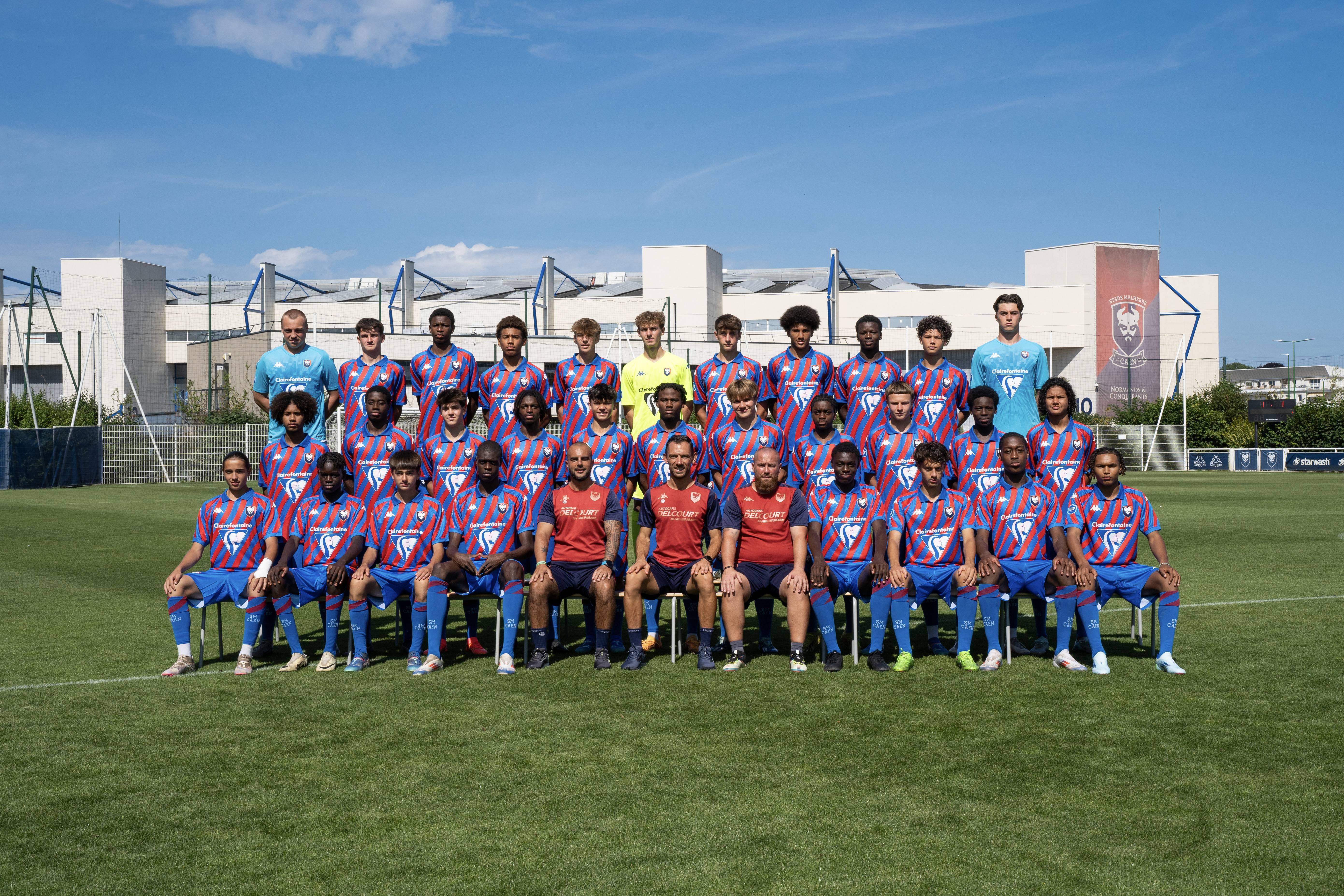 Stade Malherbe Caen Calvados Basse-Normandie - équipe U17 2024-2025